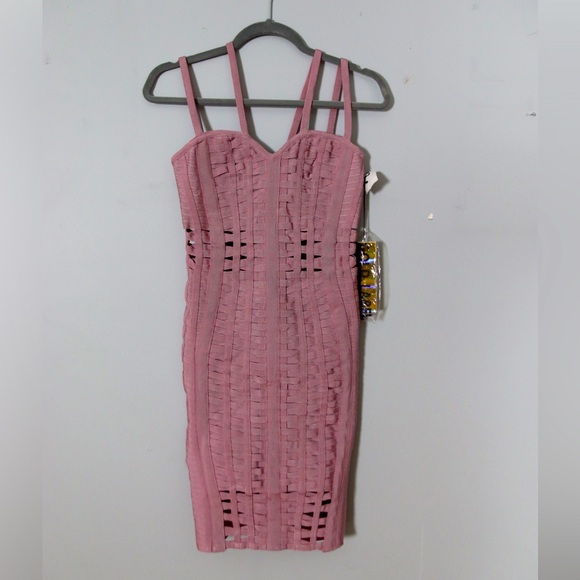 Gold Label Caged Bandeau Dress Size Small - Picture 5 of 8
